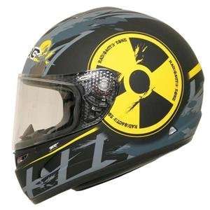  KBC Tarmac Radiation Helmet   Small/Black/Yellow 