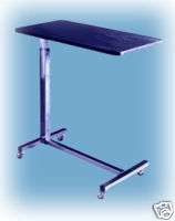 MEDICAL OVERBED TABLE W/ADJUSTABLE HIEGHT ON WHEELS  