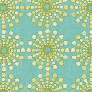  Circular Motion Turquoise 54 Wide fabric from Waverly 