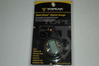 Topeak Smarthead Digital Tire Gauge Presta & Schrader  