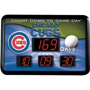 Chicago Cubs MLB Countdown Clock (16.25 x 11)  Sports 