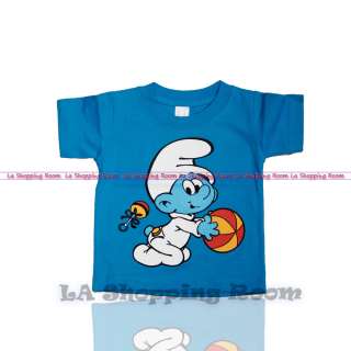 Baby Funny T Shirt Baby Smurf All Sizes Smurfs TEE  