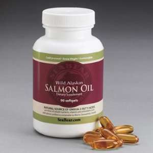  SeaBear Wild Alaskan Salmon Oil Softgels   Two 90 count 