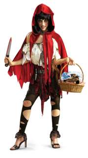   adult red riding costume riding hood evil horror halloween M  