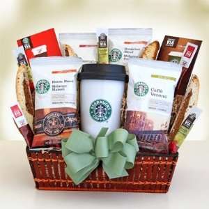 On The Go Starbucks Gift Basket  Grocery & Gourmet Food