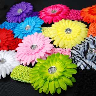 You are looking at baby girl crochet headbands, it has 1.5 inches 