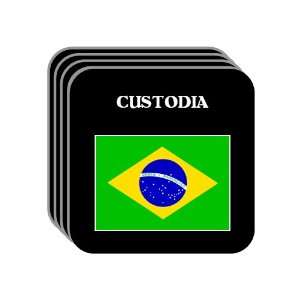  Brazil   CUSTODIA Set of 4 Mini Mousepad Coasters 