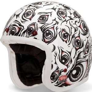  Bell Custom 500 Bloodshot Motorcycle Helmet Sz L Sports 