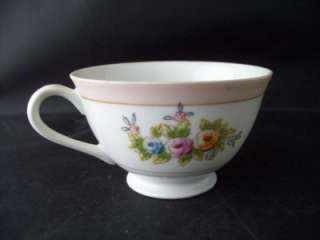 Floral Design Cup And Saucer Made In Occupied Japan VTG  