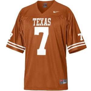  Texas Longhorns Number 7 Youth Replica Football Jersey 