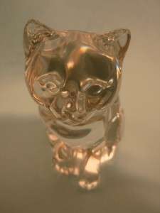 Crystal Cat Colletible Figurine Paperweight, PRINCESS HOUSE PETS 24% 