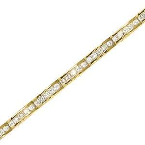  14K Yellow Gold 2 ct. Diamond Tennis Bracelet Katarina 