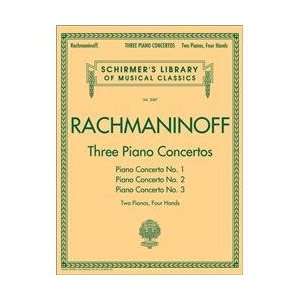 Schirmer Three Piano Concertos   Concerto Nos. 1 2 3   2 Pianos/4 