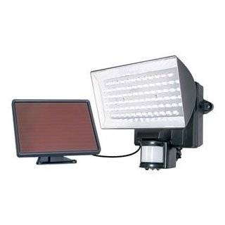   40226 Solar Powered Motion Activated 80 LED Security Floodlight, Black