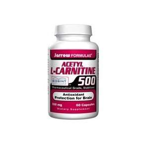  Jarrow Acetyl L Carnitine 500mg (60 caps) Health 