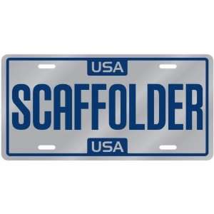  New  Usa Scaffolder  License Plate Occupations