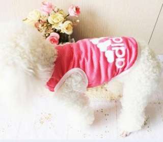 Pet Puppy Dog Summer Cool vest Clothes Clothing Cute  