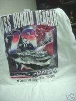 US U.S. Navy USS Ronald Reagan CVN 76 t shirt small  