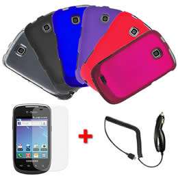 6X Colourful Hard Cover Case for Samsung Dart T499 T Mobile w/Screen 