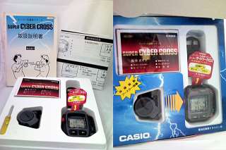 Rare Vintage Casio Super Cyber Cross Game Watch JG 200 JAPAN NEW 