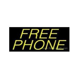  Free Phone Neon Sign 13 x 32