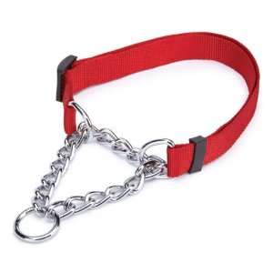   Guardian Gear Small Martingale Dog Collar, 5/8 Inch, Red