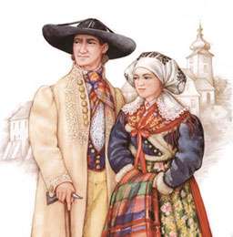 ANTIQUE Czech Folk Costume jacket embroidered wool KROJ  