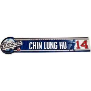  Chin Lung Hu #14 2008 Dodgers Game Used Locker Room 
