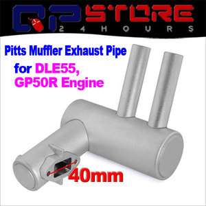 Pitts muffler for gas engine CRRC GP50R DLE55  