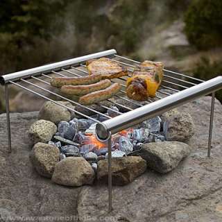 Camping Portable Barbecure Grill BBQ Grid Grate Holder  