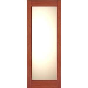 BM 32 Lami Glass 24x80 Interior Solid Bamboo Door With Lami Glass 