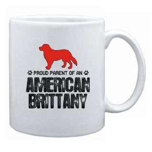    New  Proud Parent American Brittany  Mug Dog
