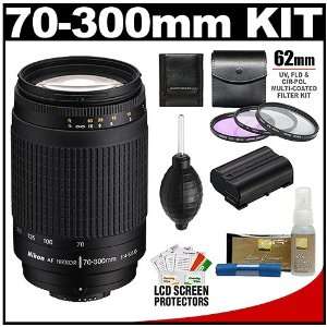 Nikon EN EL15 Battery + UV/FLD/CPL Filters + Accessory Kit for Nikon 