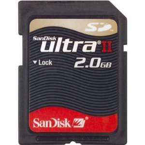  SanDisk 2GB Ultra II SD Card Secure Digital Memory 9MB/S 