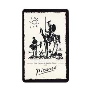   Card $10. Picasso Retail Series 1955 Don Quixote & Sancho Panza