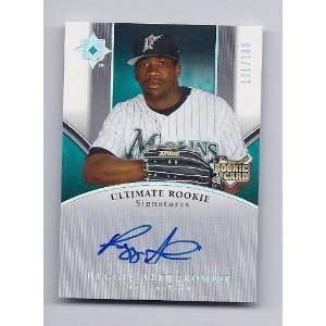   Abercrombie Florida Marlins Auto Card #ed to 180