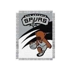  San Antonio Spurs Woven Baby Blanket 36 x 48 Sports 