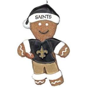   Orleans Saints Gingerbread Man Christmas Ornament