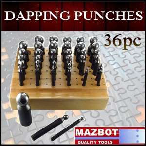 36p Doming Dapping Bench Block Punch Set Horn Anvil SET  