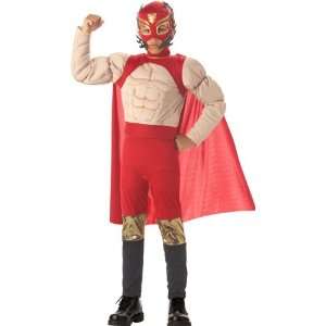  Boys Mexican Luchadore Wrestler Costume (Large) Toys 