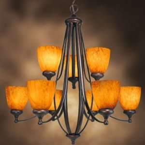   LJW10047 Bordeaux Sammy Mid Sized Chandelier from the Sammy Collection