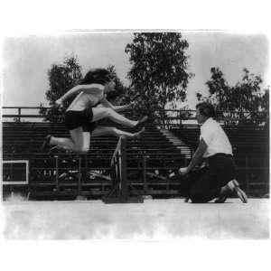   Hurdling,Pasadena,California,CA,Mary Aileen Allen,1932