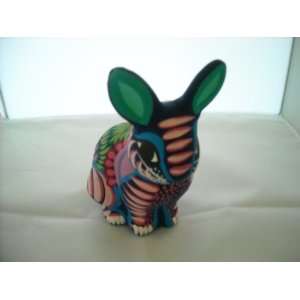  Mexican Rabbit Pottery Statue New 