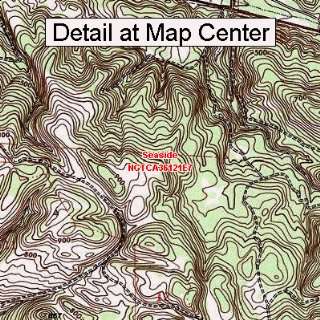 USGS Topographic Quadrangle Map   Seaside, California (Folded 