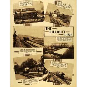  1934 Lilliput Railroad Line Romney Hythe Dymchurch UK 