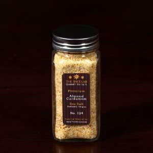 Premium Gourmet Almond Cardamom Infused Sea Salt   in Spice Bottle 