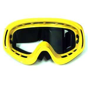  Motocross ATV Dirt Bike Ski Snowboard MX Goggles , Yellow 
