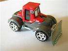 Loose Matchbox 2007 Red & Gray Tractor Plow MB686