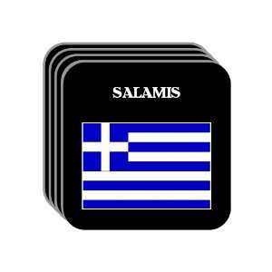  Greece   SALAMIS Set of 4 Mini Mousepad Coasters 