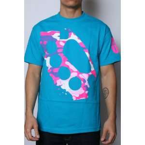  Rogue Status Camo Knuckle   Mens T Shirt   Turquoise 